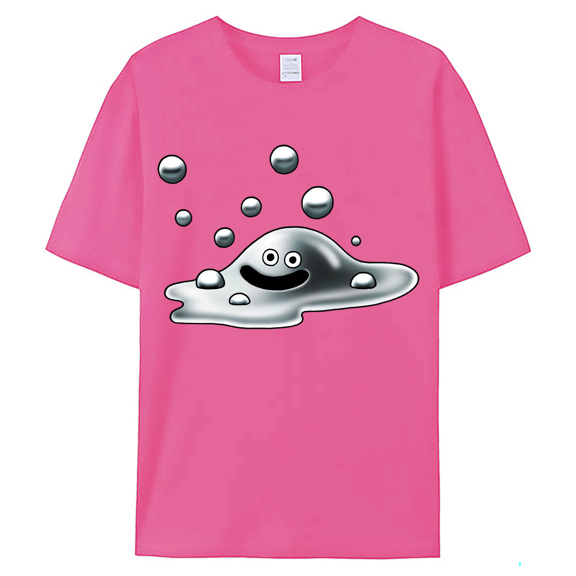 （画像用） ドラゴンクエスト Doragon Kuesuto Dragon Quest レディースカジュアルプリントTシャツ（綿100％）